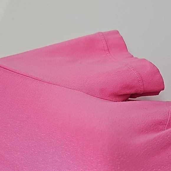 Eshakti Pink Fit & Flare Cap Sleeve Dress w 3-Button Front & Side Pockets - Picture 5 of 15